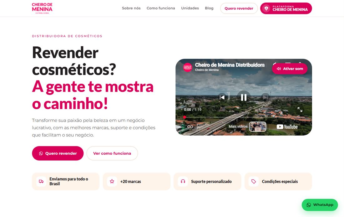 Site da Cheiro de Menina